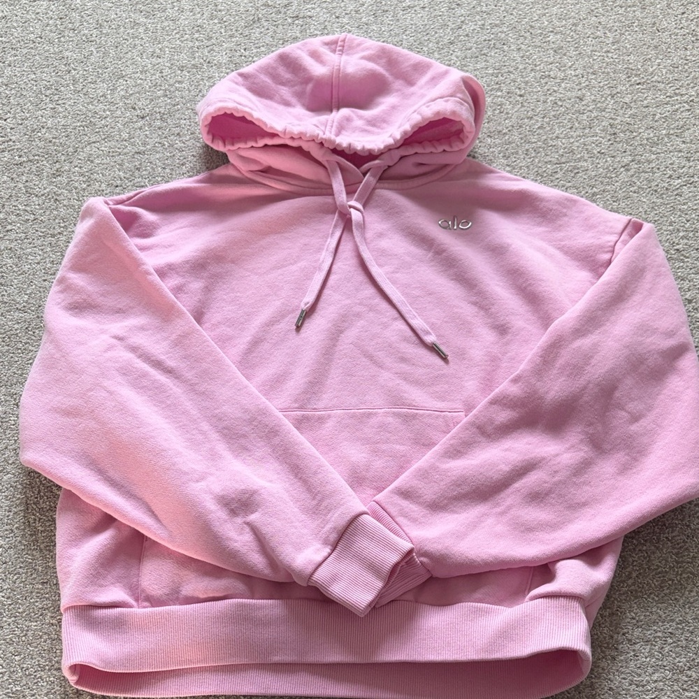 ALO Pink Accolade Hoodie